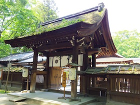 下鴨神社の境内にある河合神社