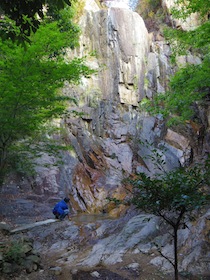 大三島の入日の滝