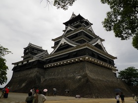 熊本城の天守閣