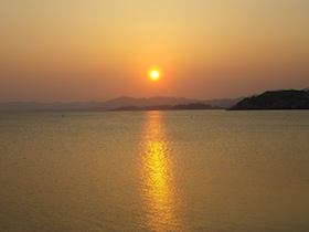 宍道湖の夕日