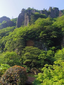 出雲の層雲峡と言われる立久恵峡