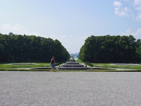 ヘーレンキームゼー城の庭園