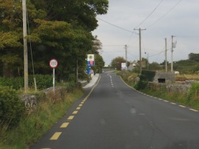 アイルランドの田舎道