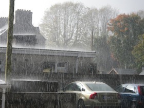 アイルランドの豪雨