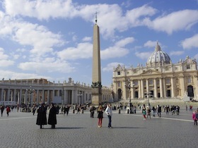 ローマのサン・ピエトロ広場