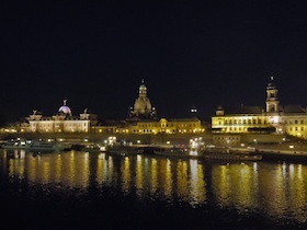 ドレスデンの夜景