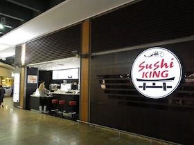 SUSHIKINGという店の看板