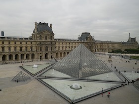 ルーブル美術館とガラスのピラミッド