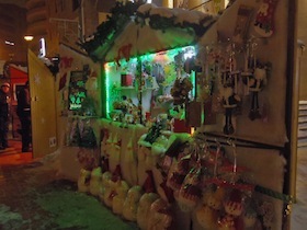 クリスマス市の屋台