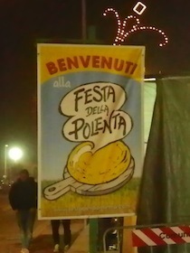 ポレンタ祭りのポスター